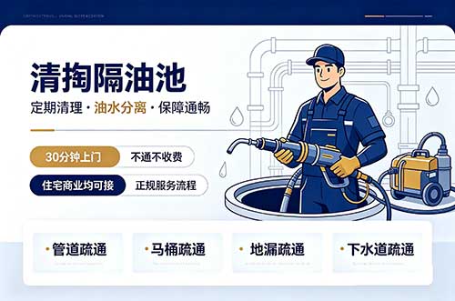 桦甸清掏隔油池